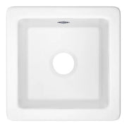 Shaws Original Lancaster Single Bowl Fireclay Bar & Food Prep Sink RC1515WH - Plumbing Market