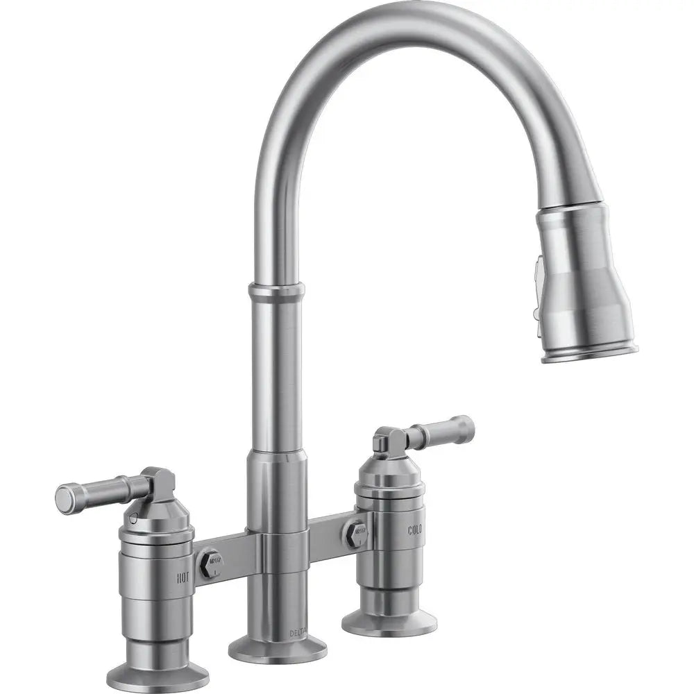 Delta Pull-Down Bridge Kit W/Shieldspray 2L 2390L-AR-DST - Plumbing Market