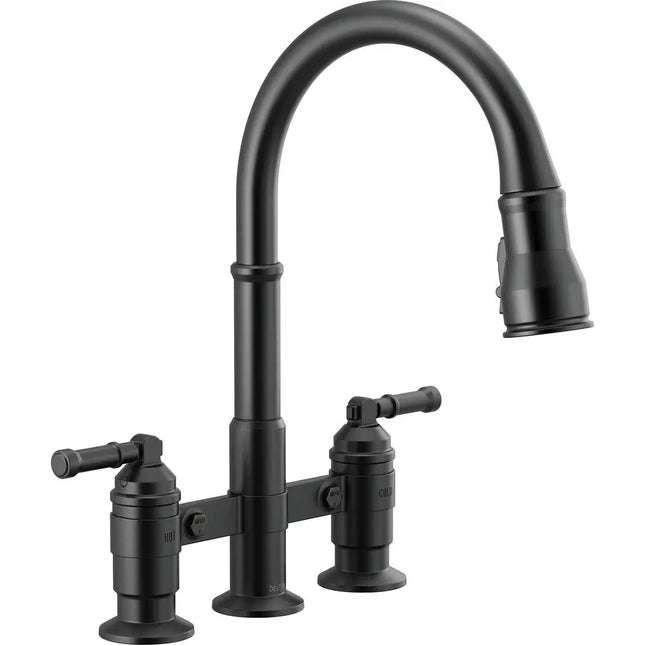 Delta Pull-Down Bridge Kit W/Shieldspray 2L 2390L-BL-DST - Plumbing Market