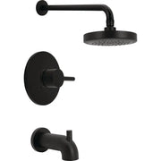 Delta Tommy Solid Handle Tub/Shower Hower Ch T14491-BL - Plumbing Market