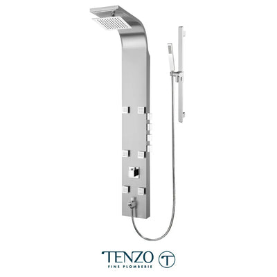 Shower columns - Stainless Steel, 4 functions