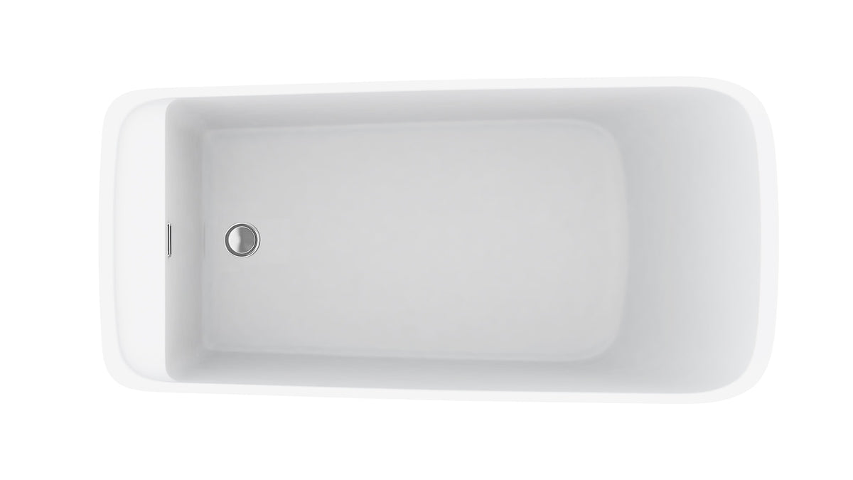 Oceania Sikome 63 Freestanding Bathtub 63" x 31" x 28"