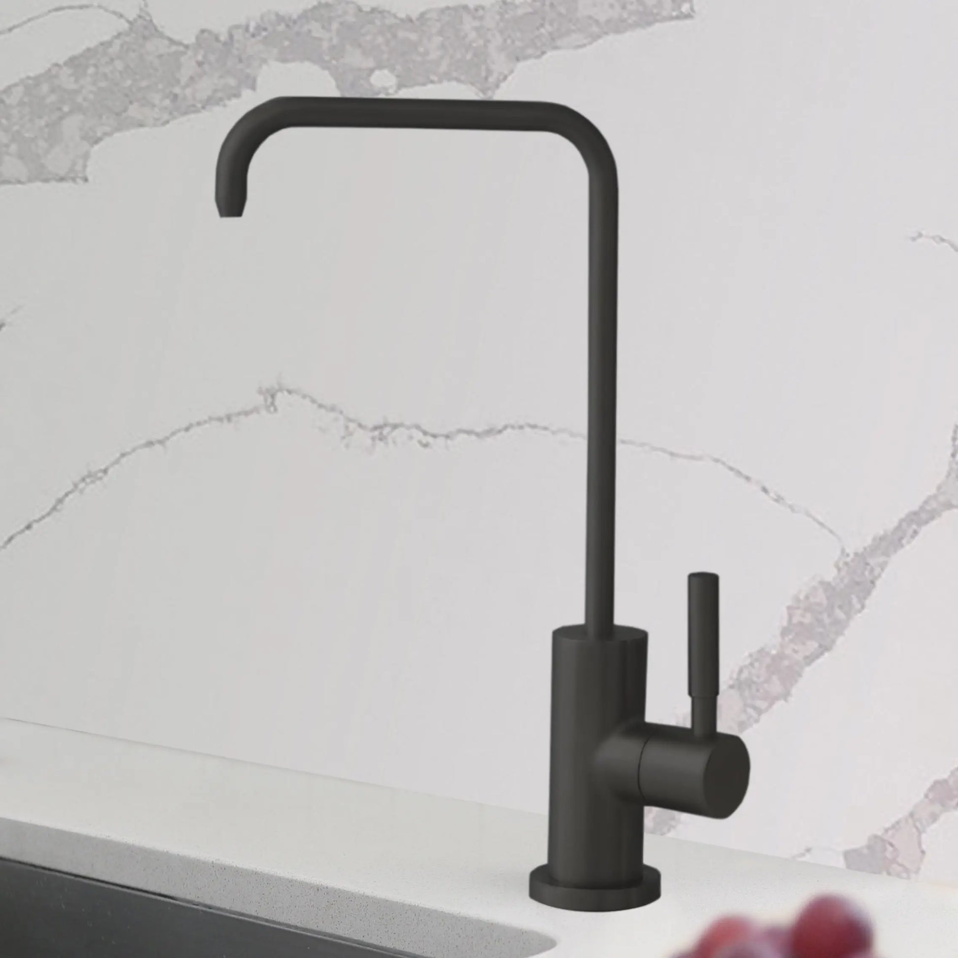 Single Handle Cold Water Tap - Stainless Steel Matte Black Finish by Stylish® K-147N - Plumbing Market