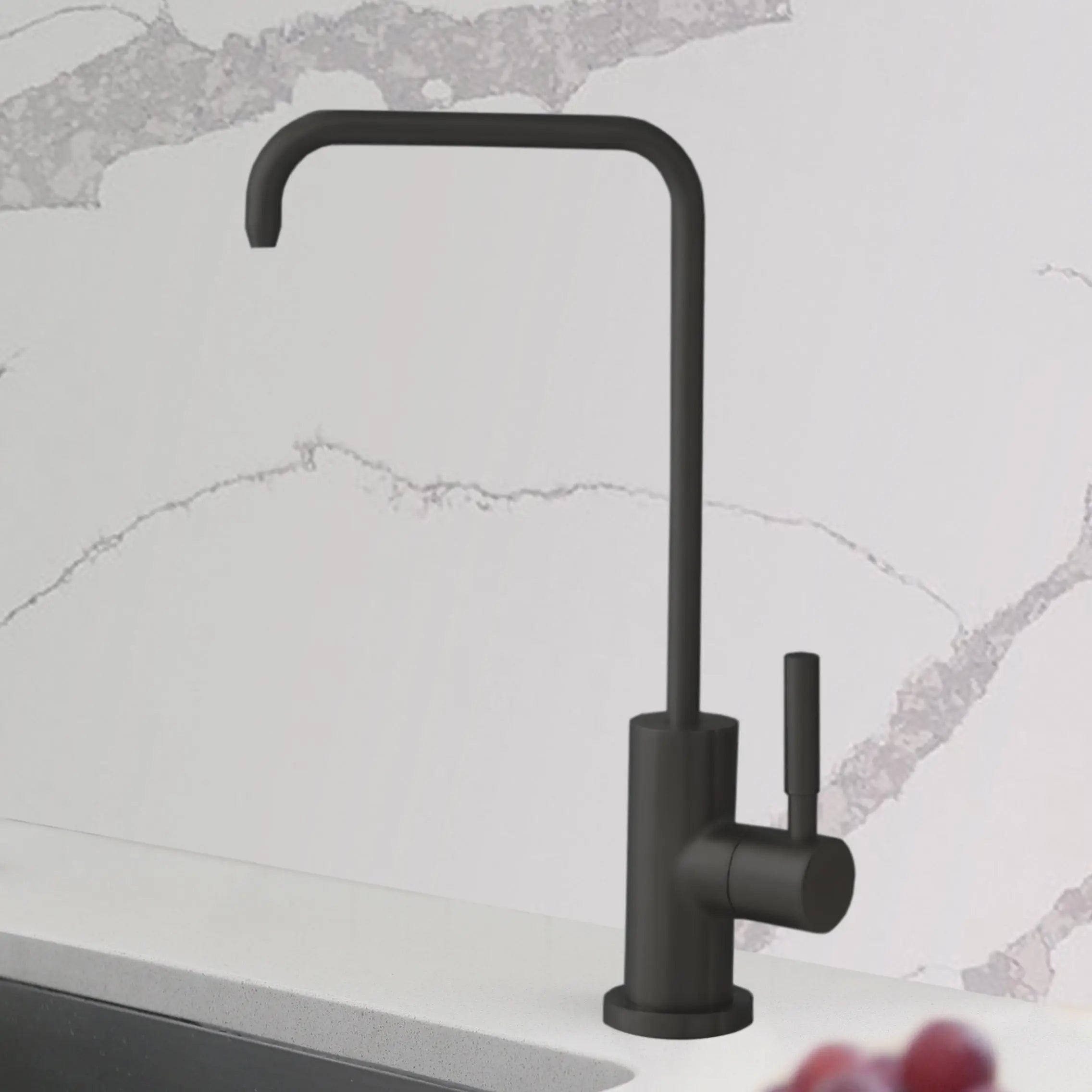 Single Handle Cold Water Tap - Stainless Steel Matte Black Finish by Stylish® K-147N - Plumbing Market
