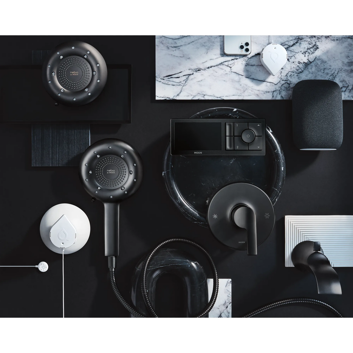 Moen Doux M-CORE 3-Series Tub/Shower UTS3203 in Matte Black (UTS3203BL) - view 3