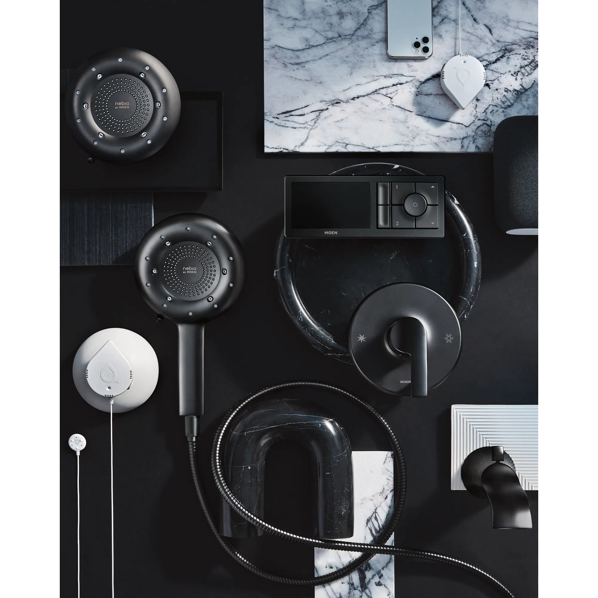 Moen Doux M-CORE 3-Series Tub/Shower UTS3203 in Matte Black (UTS3203BL) - view 2