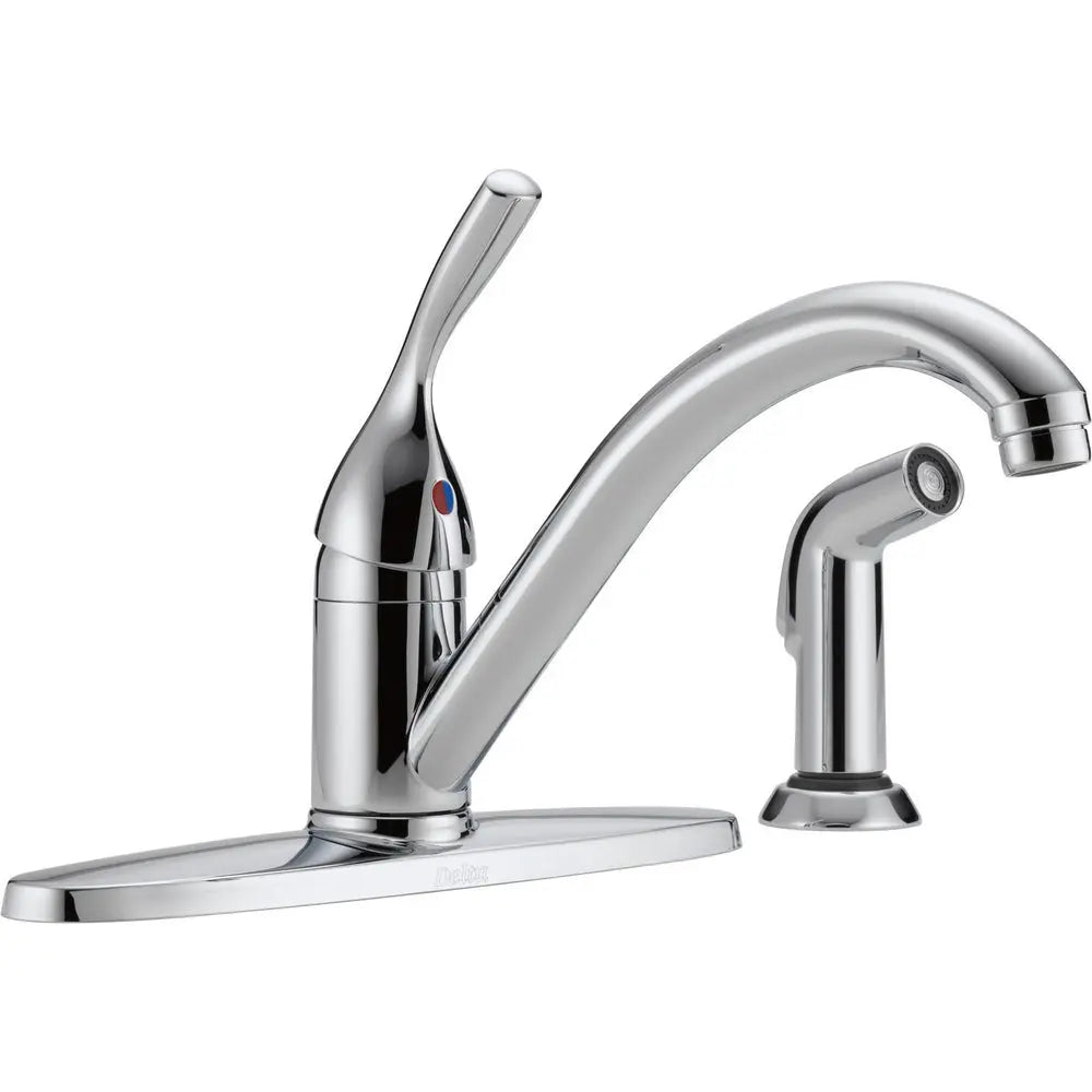 Delta Delta 1H Kit Fct W/Spray Cr 400-DST - Plumbing Market
