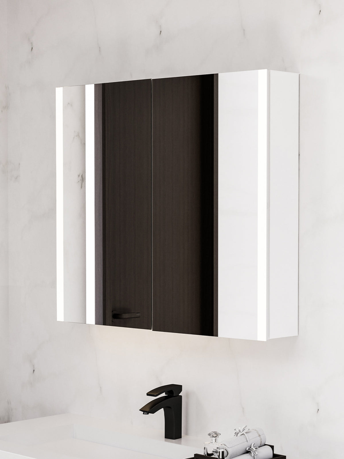 Ecoway Stella LED Mirror Medicine Cabinet M1004 — Plumbing Market Canada