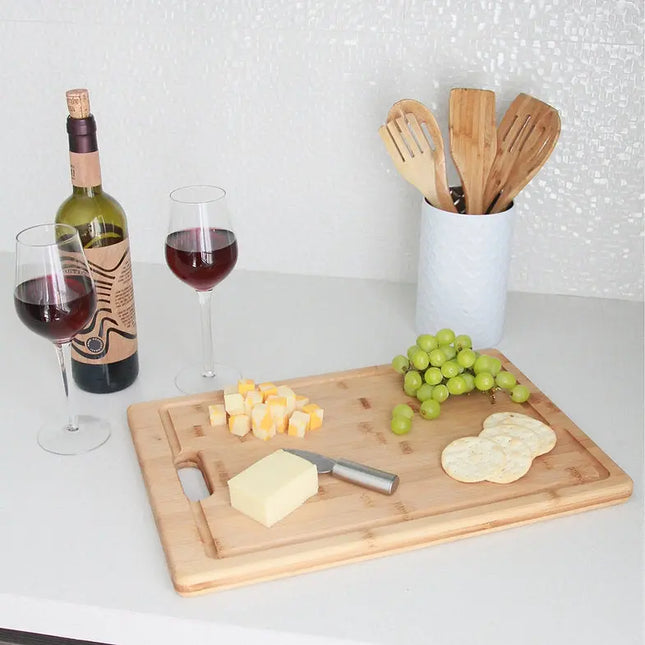 Stylish 17 Inch Bamboo Cutting  Board for Kitchen Sink  A-906 - Plumbing Market