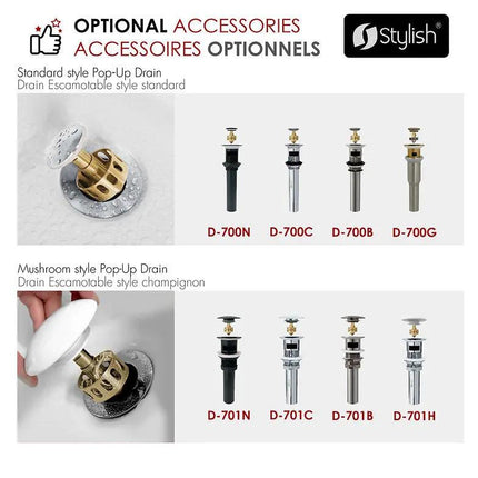 Stylish 18" Sleek White Porcelain Undermount Basin Bathroom Sink - Plumbing Market