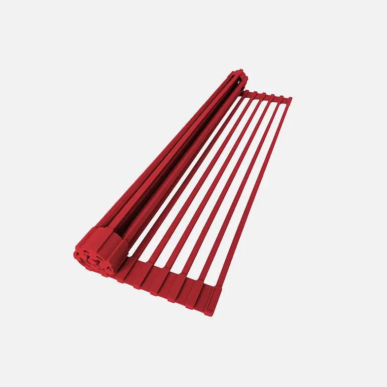 Stylish 20 inch Over The Sink Roll-up Dish Drying Rack A-900 - Plumbing Market