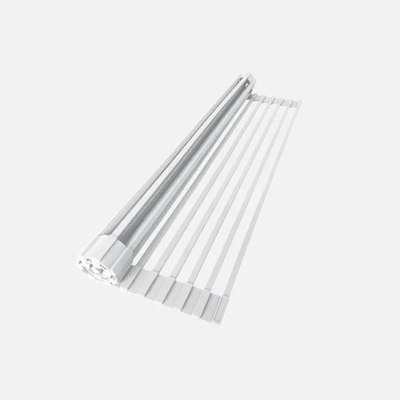 Stylish 20 inch Over The Sink Roll-up Dish Drying Rack A-900 - Plumbing Market