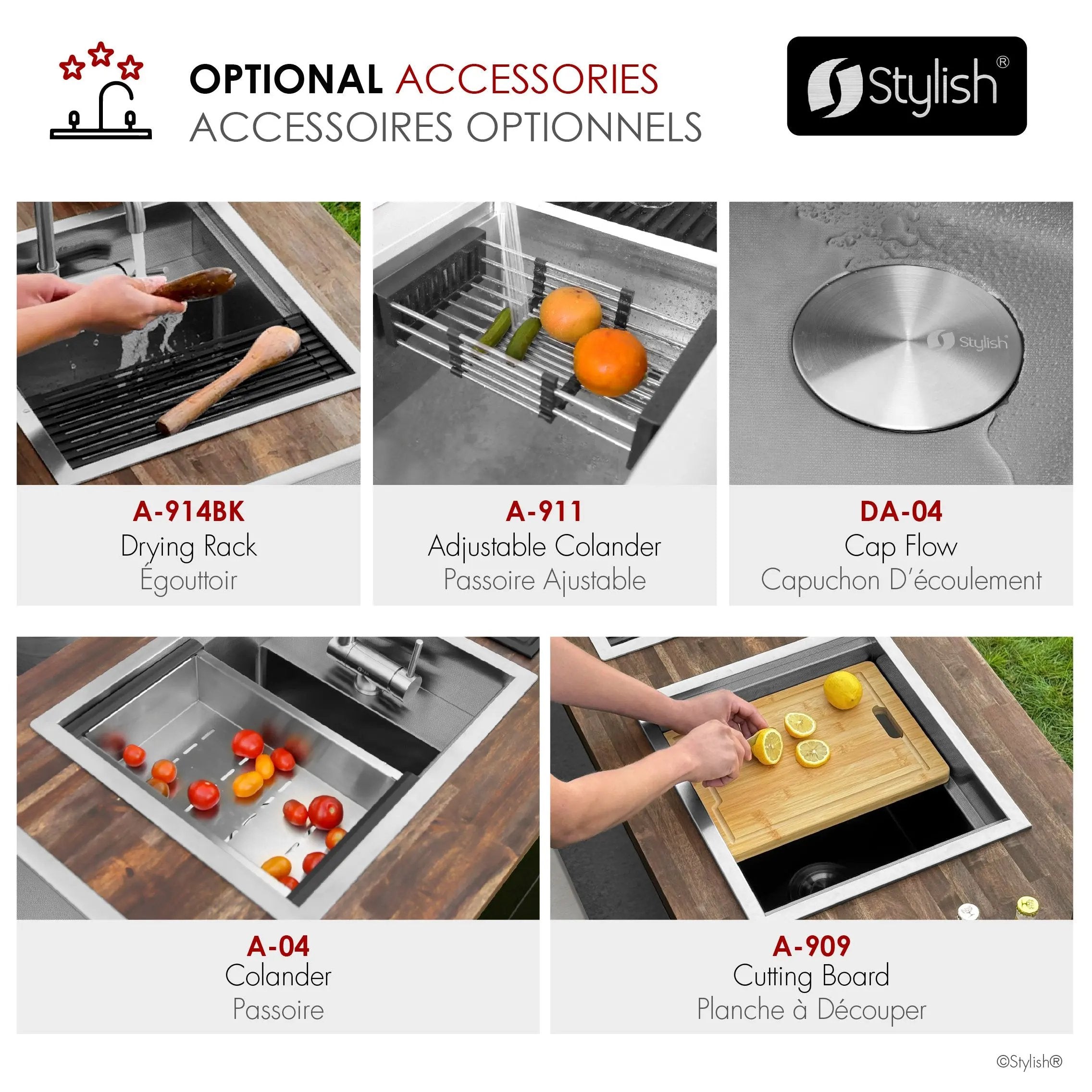 Stylish 20" Dual-Mount Stainless Steel Insulated Ice Chest Workstation Sink with Dura-Tek - Plumbing Market