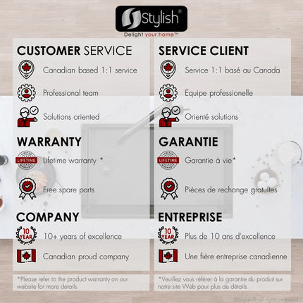 Stylish 33 Inch Graphite Black Kitchen Sink Workstation S-613WNK - Plumbing Market