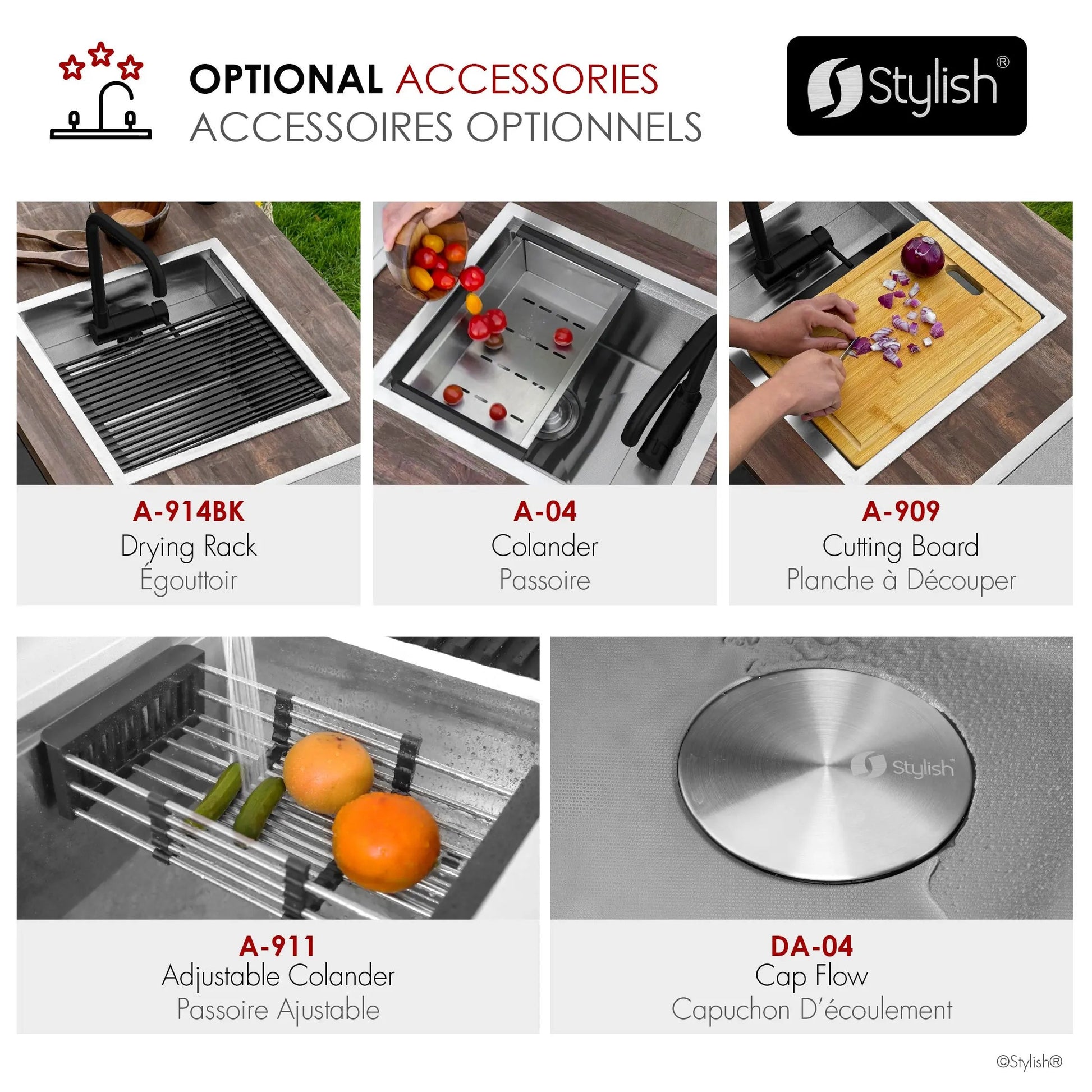 Stylish Concealed Dual-Mount Stainless Steel Utility Sink – 20-Inch, 1-Hole Prep Sink Dura-Tek Finish with Matte Black Faucet - Plumbing Market