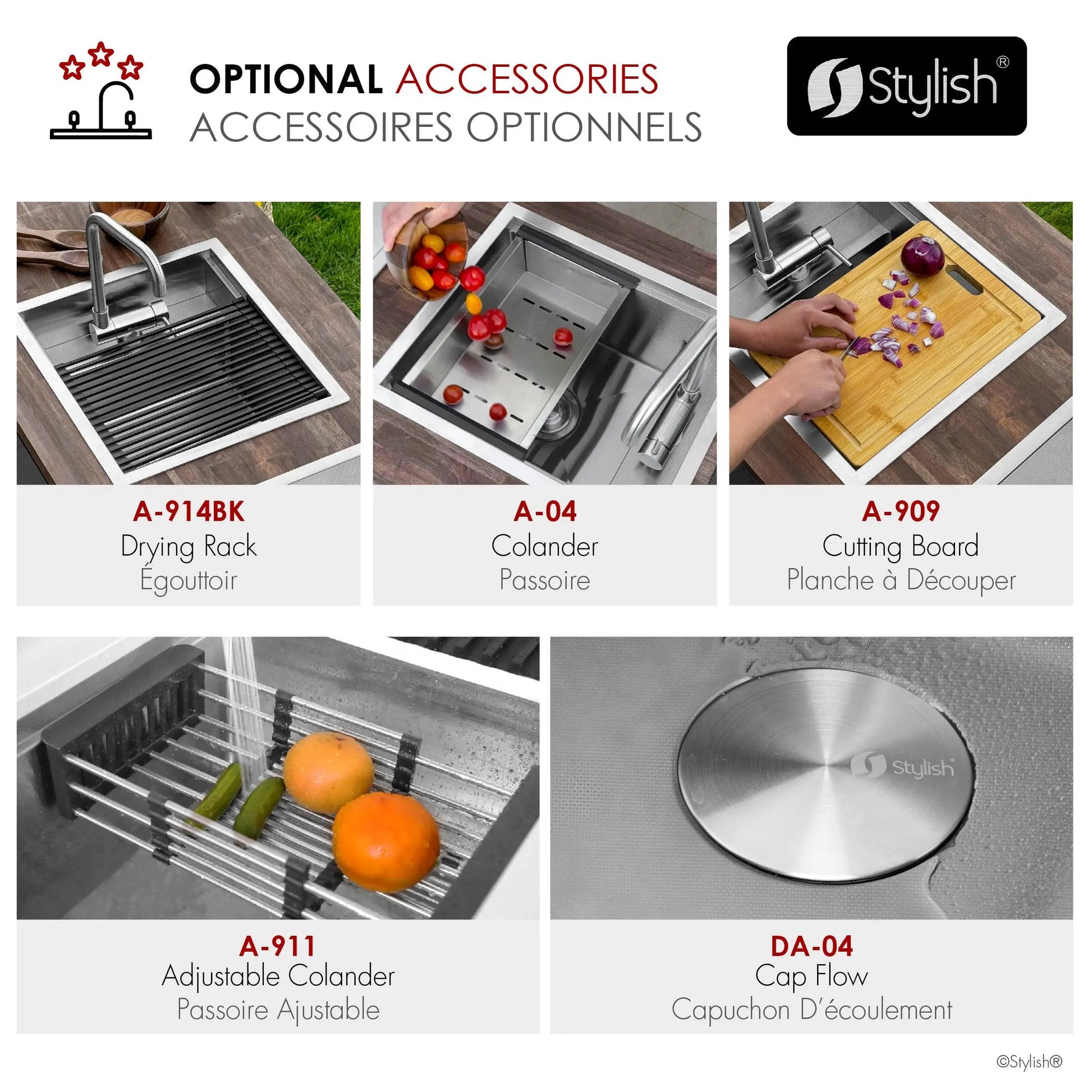 Stylish Concealed Dual-Mount Stainless Steel Utility Sink – 20-Inch, 1-Hole Prep Sink Dura-Tek Finish with Stainless Steel Faucet. - Plumbing Market