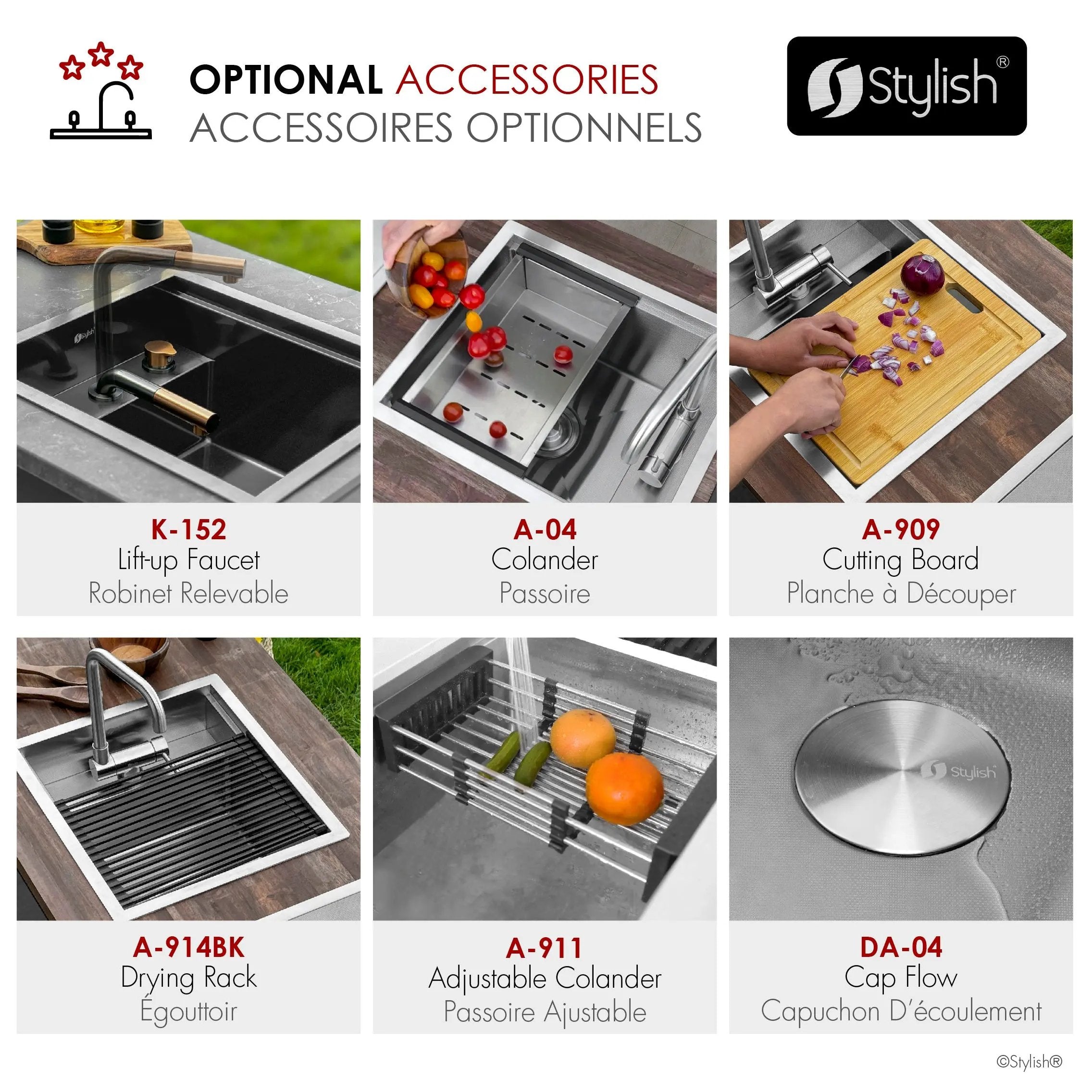 Stylish Concealed Dual-Mount Stainless Steel Utility Sink – 20-Inch, 1-Hole Prep Sink with Dura-Tek - Plumbing Market