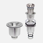 Stylish Deep Basket Strainer Kitchen Strainer ST-03 - Plumbing Market