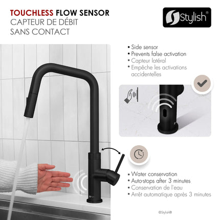 Stylish Gela Single Handle Pull Down Touchless Kitchen Faucet - Plumbing Market