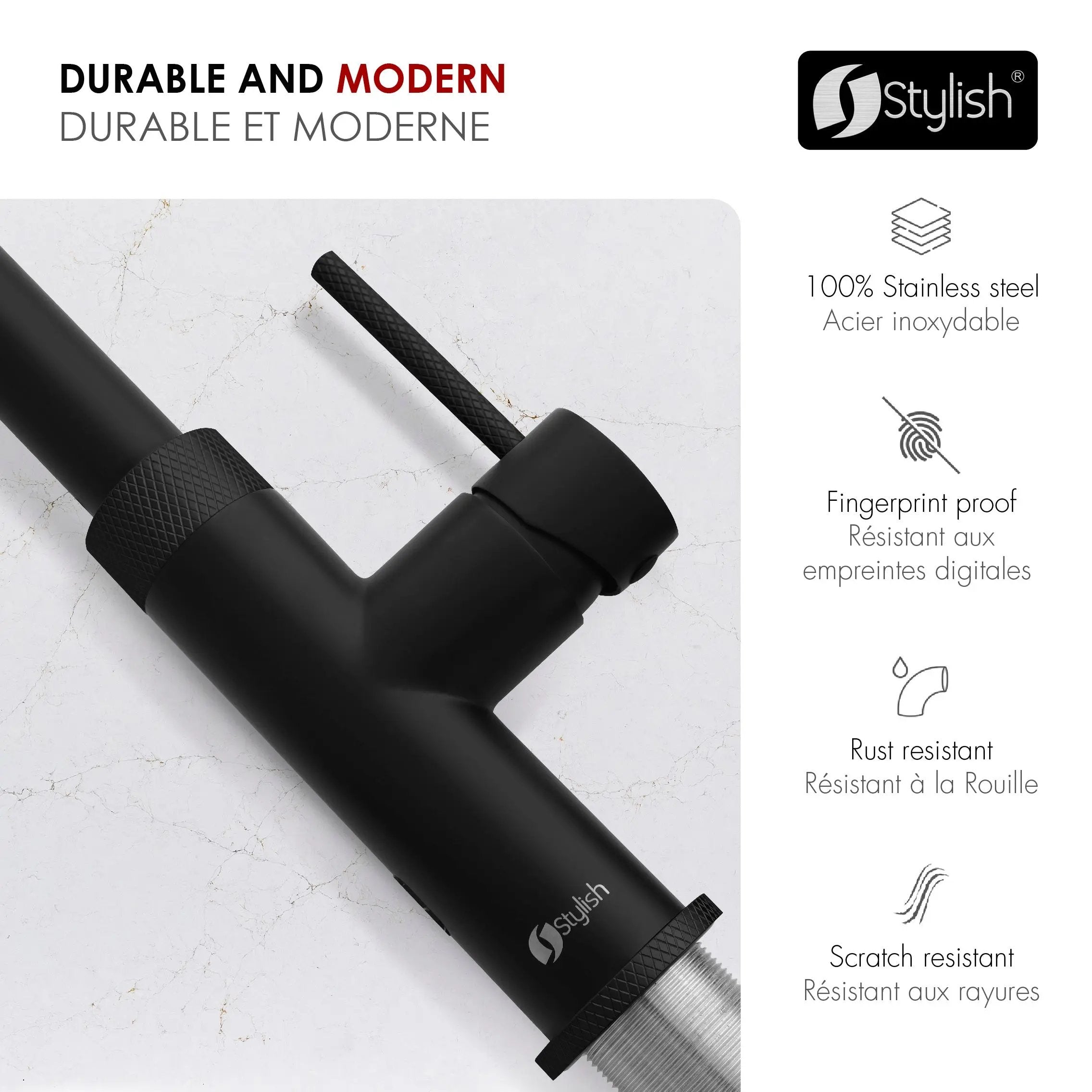 Stylish Gela Single Handle Pull Down Touchless Kitchen Faucet - Plumbing Market
