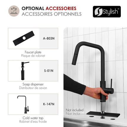 Stylish Gela Single Handle Pull Down Touchless Kitchen Faucet - Plumbing Market