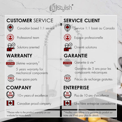 Stylish Milano Pull-Down Kitchen Faucet with water filter. Stainless Steel  Brush. - Plumbing Market