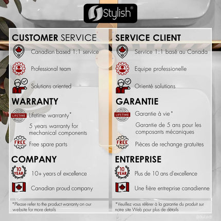 Stylish Nessa Single Handle 12 1/2" Brushed Gold Vessel Bathroom Faucet - Plumbing Market