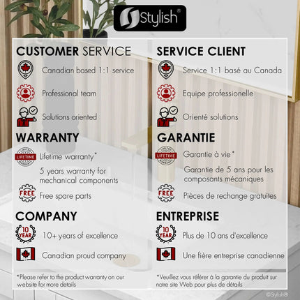 Stylish Riela Single Handle 7 1/2" Brushed Gold Bathroom Faucet - Plumbing Market