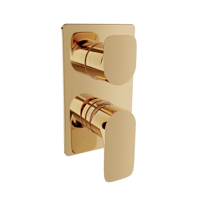 Baril PETITE B04 Trim Only for Pressure-Balanced Shower Control Valve with 3-way Diverter T04-9190-00 in Gold
