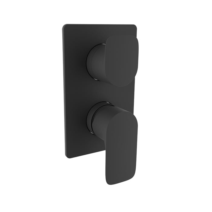 Baril PETITE B04 Trim Only for Pressure-Balanced Shower Control Valve with 3-way Diverter T04-9190-00 in Matte Black