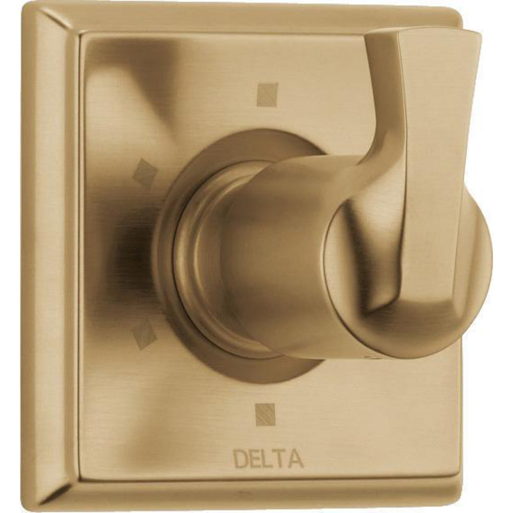 Delta Dryden 6-Setting 3-Port Diverter Trim - Champagne Bronze