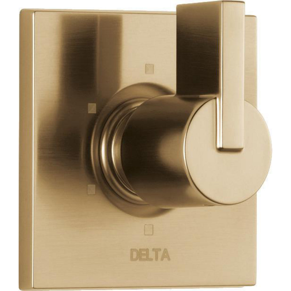 Delta Vero 6-Setting 3-Port Diverter Trim - Champagne Bronze