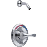 Delta Commercial T13291-LHD Shower Trim with Arm and Flange - Chrome