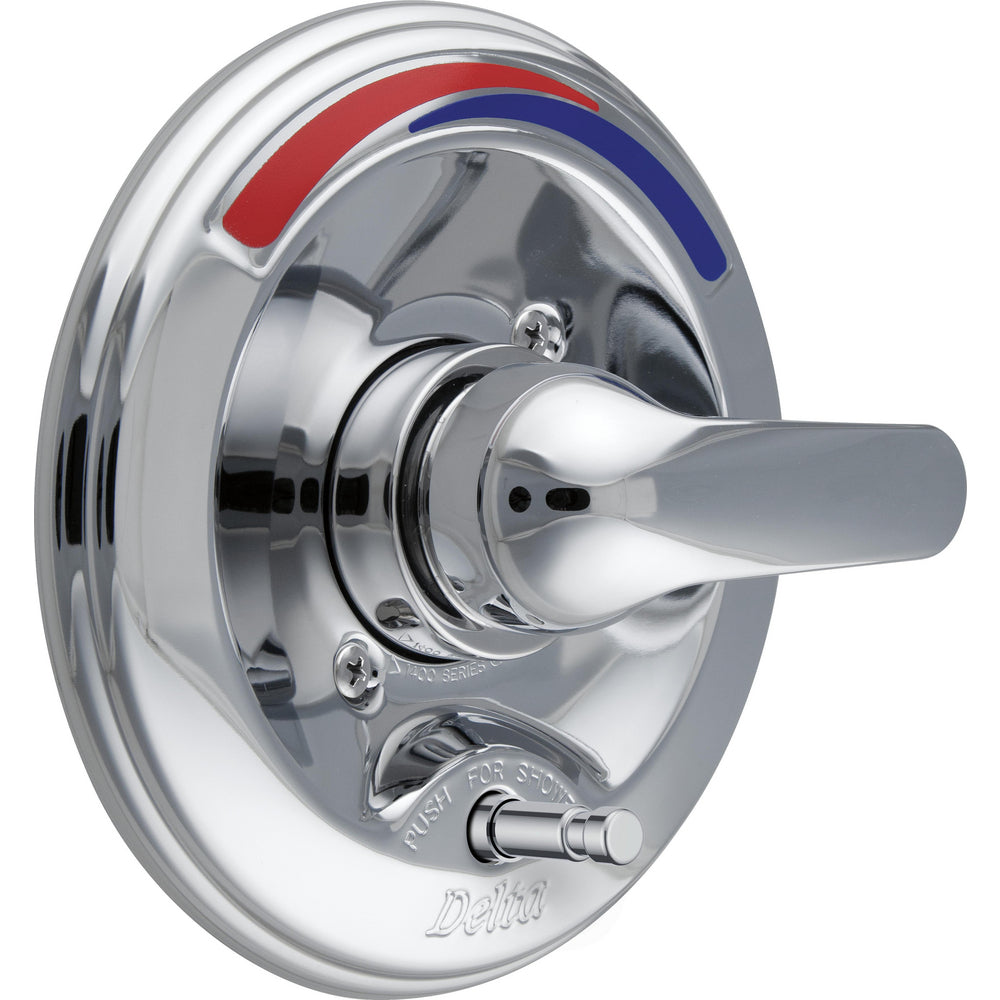 Delta Commercial T13391 Shower Trim - Valve Only with Push Button Diverter