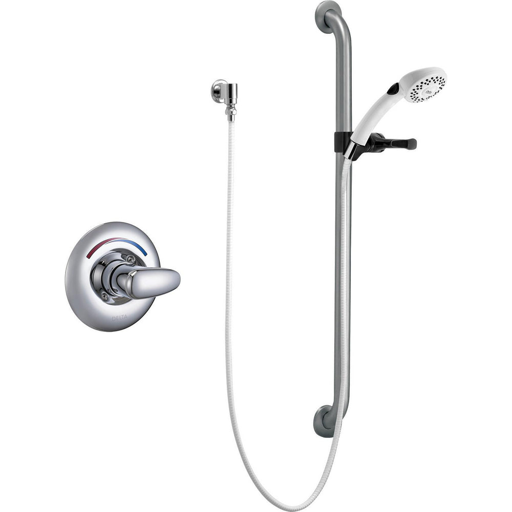 Delta Commercial T13H152-05 Shower Trim with Hand Shower and Grab Bar