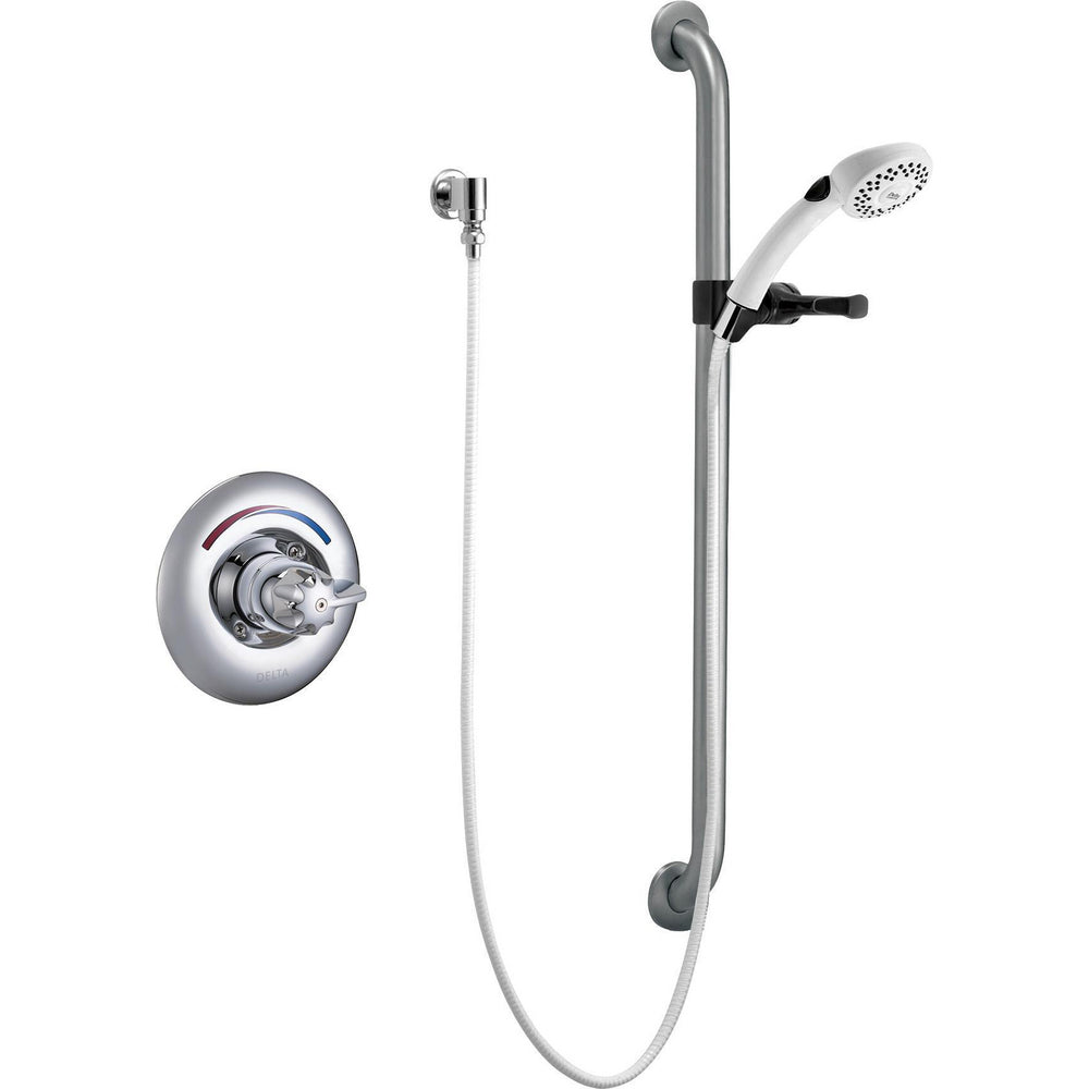 Delta Commercial T13H153-05 Shower Trim with Hand Shower and Grab Bar
