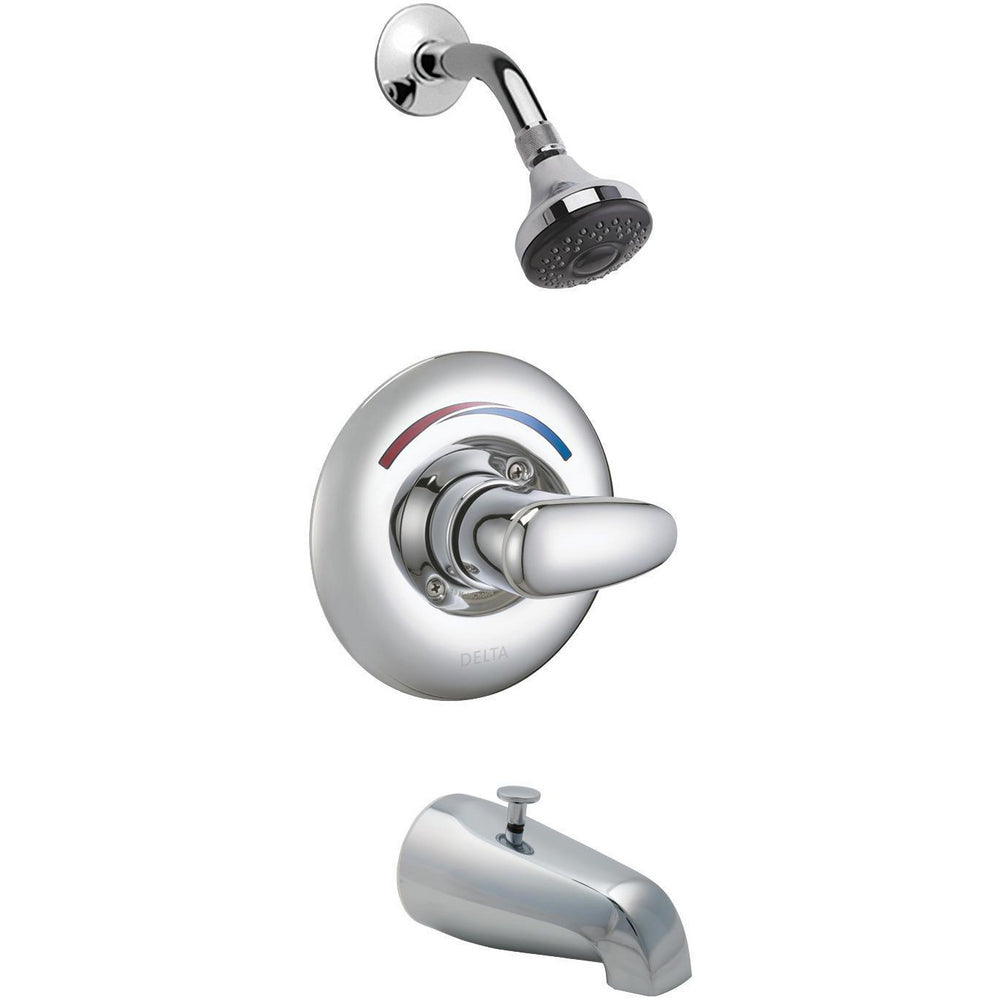 Delta Commercial T13H232 Tub and Shower Trim with Shower Head