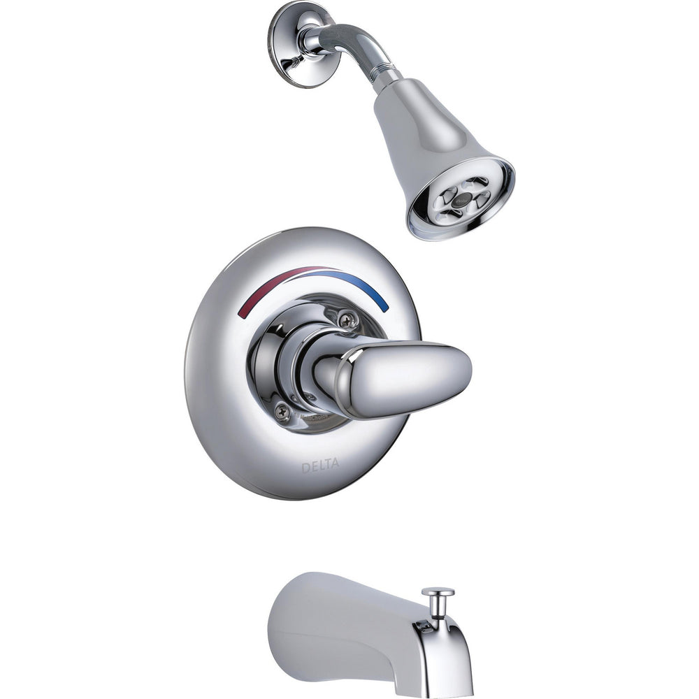 Delta Commercial T13H282 Tub and Shower Trim with Shower Head
