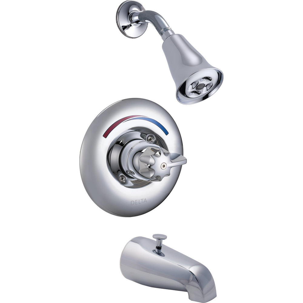Delta Commercial T13H283 Tub and Shower Trim with Shower Head