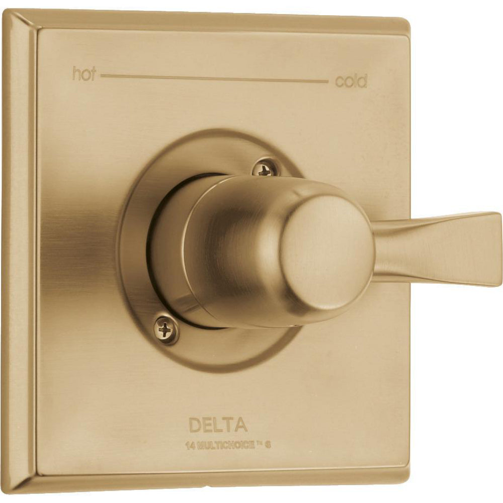 Delta Dryden 14 Series Mc Valve Trim - Champagne Bronze
