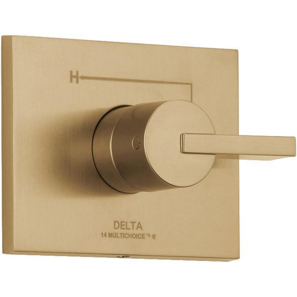 Delta Vero 14 Series Multichoice Valve Trim - Champagne Bronze