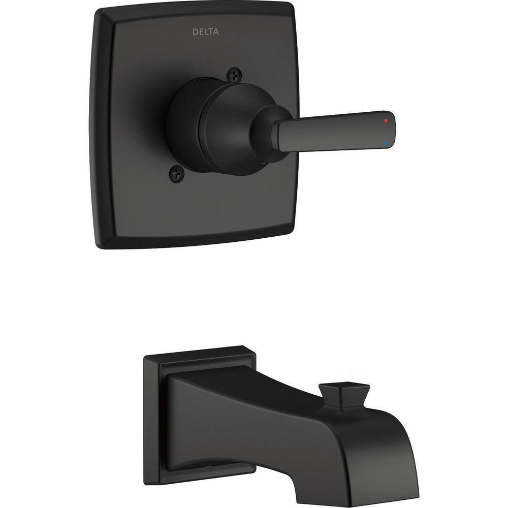 Delta Ashlyn Tub Only Trim - Matte Black