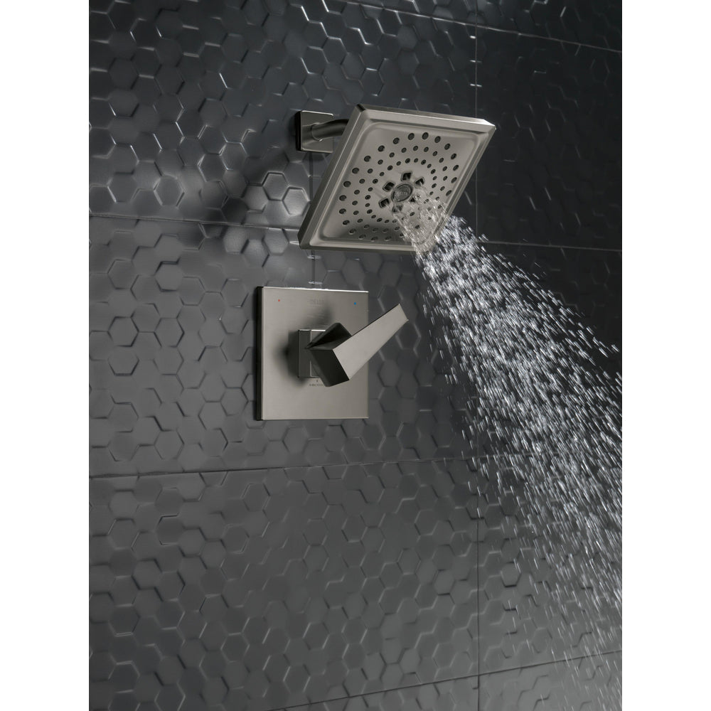 Delta Trillian 14 Series H2Okinetic Shower O Nly Trim - Black Stainless