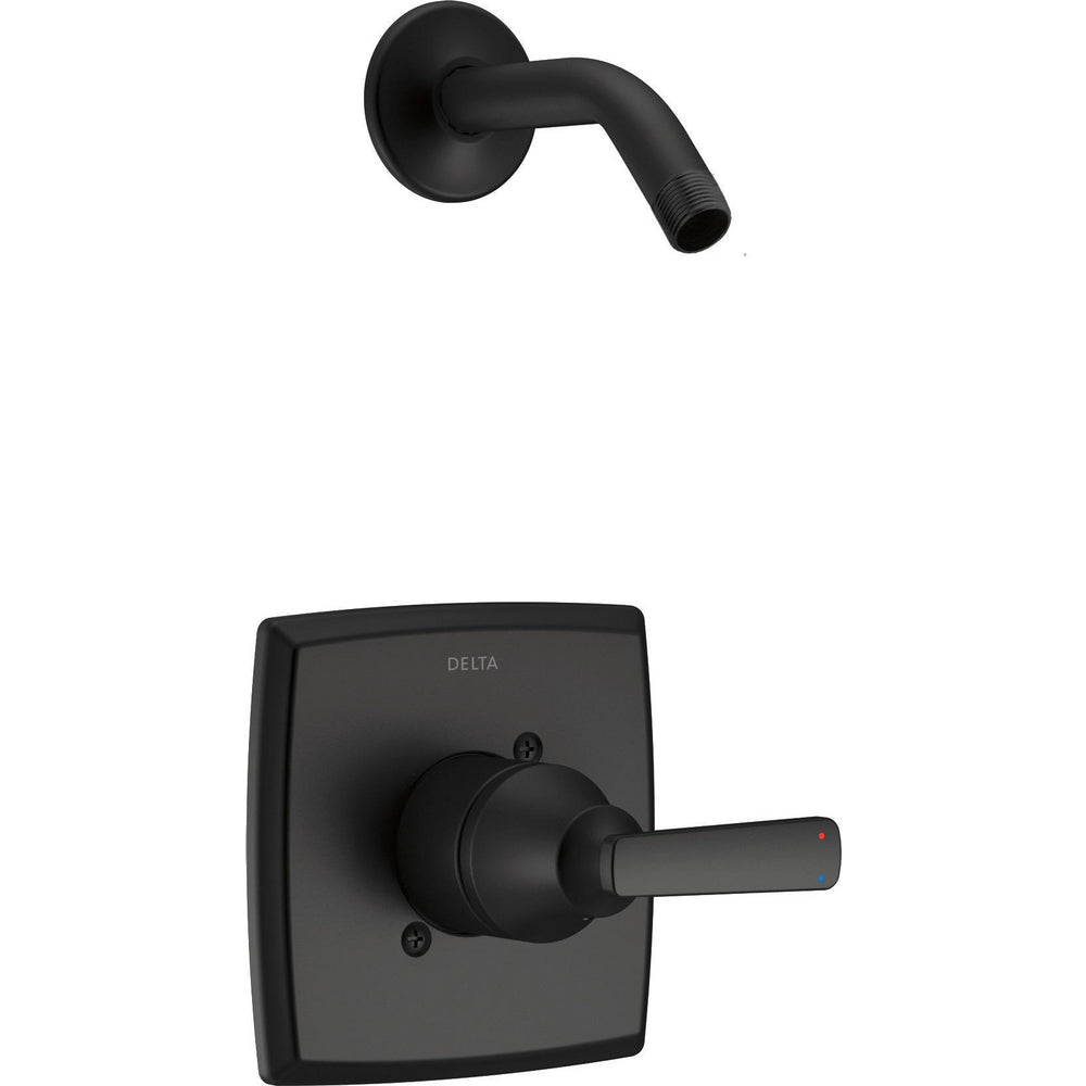 Delta Ashlyn Shower Only Trim Less Showerheads - Matte Black