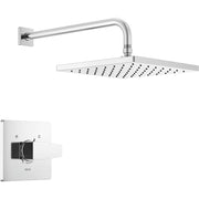 Delta Modern Angular Showerhead With Handshower - Chrome
