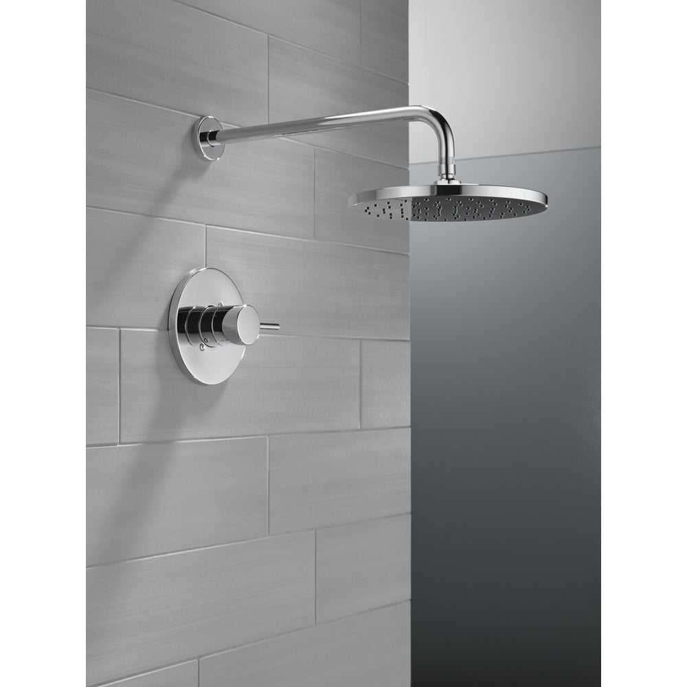 Delta Modern Cylindrical Showerhead With Handshower - Chrome