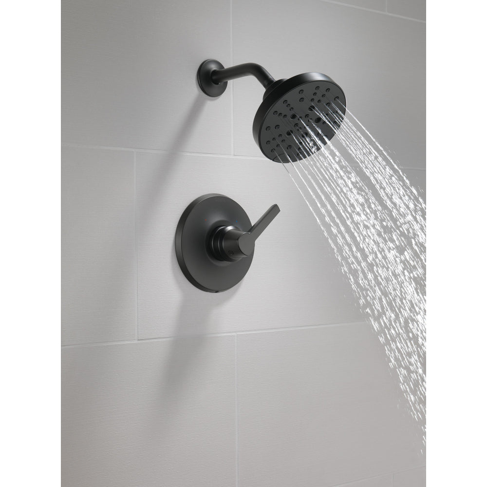 Delta Galeon 14 Series Shower Trim With H2Okinetic - Matte Black