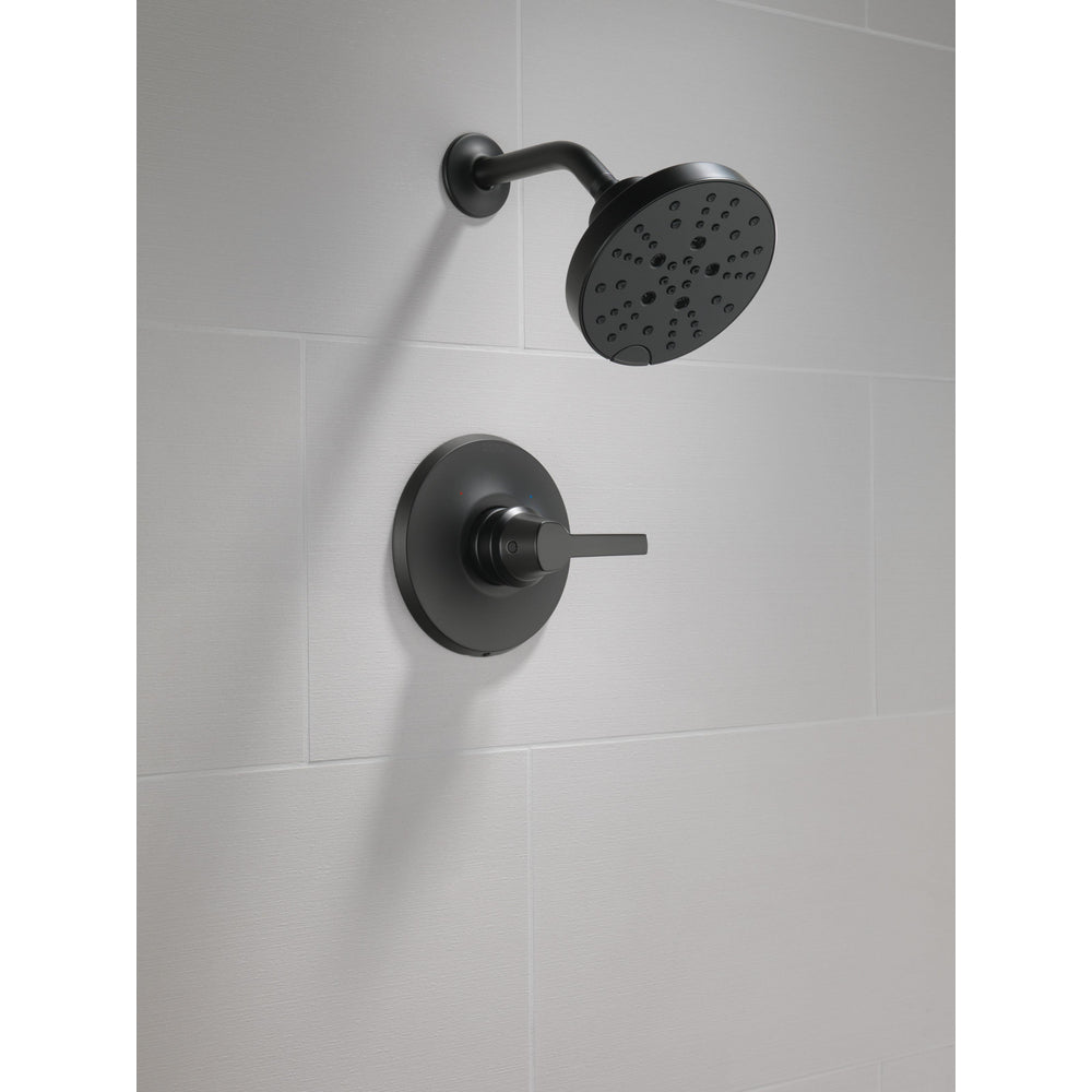 Delta Galeon 14 Series Shower Trim With H2Okinetic - Matte Black