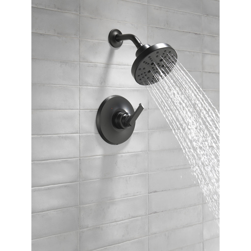 Delta Tetra Monitor 14 Series Shower Trim - Matte Black