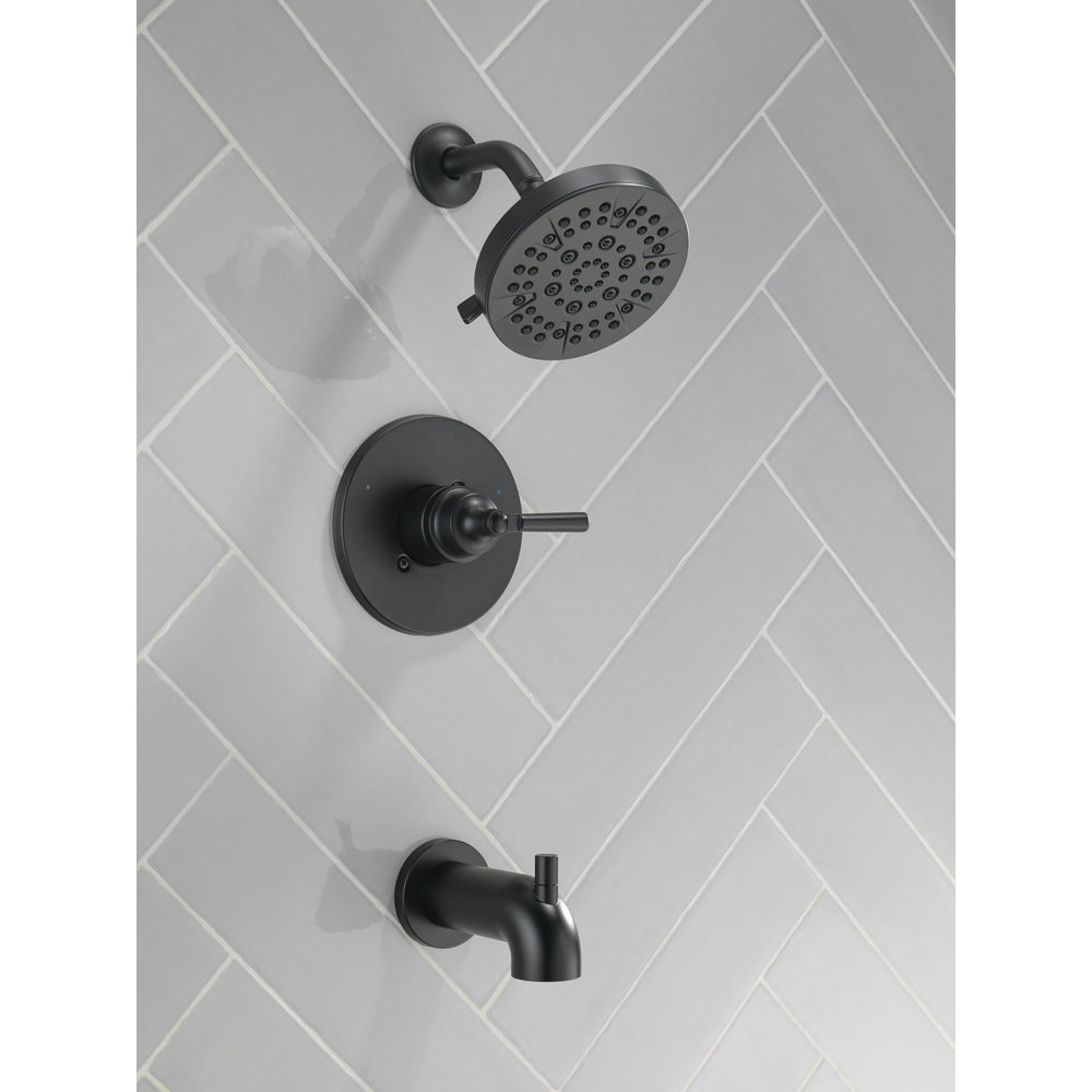 Delta Saylor 14 Series Tub & Shower Trim - Matte Black
